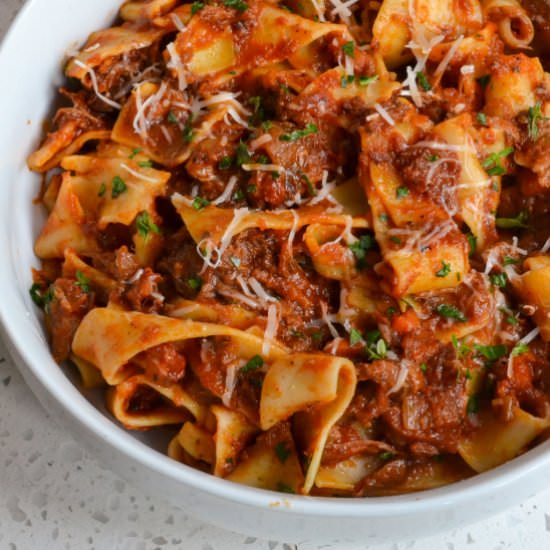 Beef Ragu - Recipe photo by Small Town Woman
