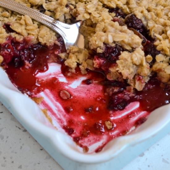 Blackberry Crisp - Recipe photo by Small Town Woman