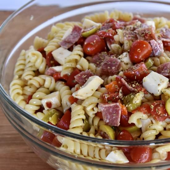 Italian Pasta Salad Antipasto - Recipe photo by thisdelicioushouse