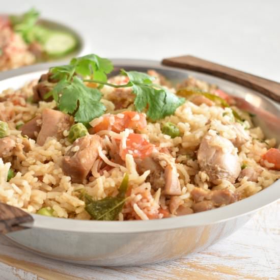 Chicken Pulao - Recipe photo by recipepocket.com