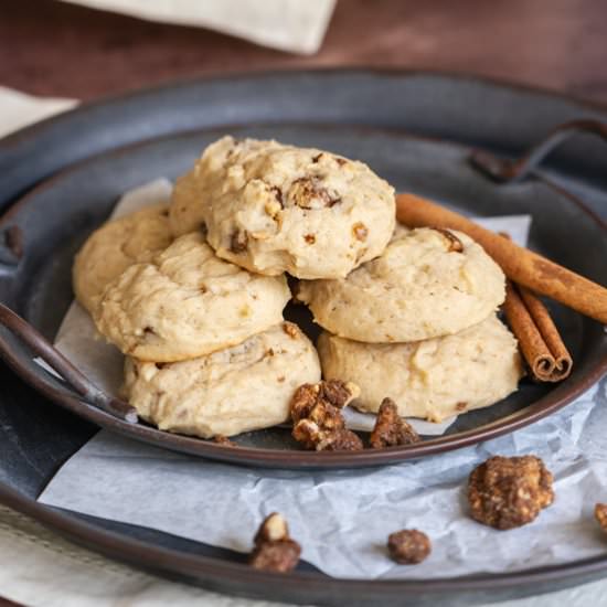 Glazed Maple Walnut Cookies - Recipe photo by Mycookiejourney