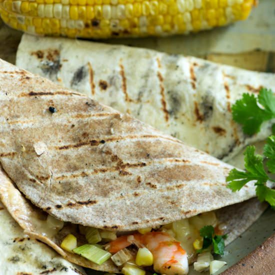 Shrimp Quesadillas - Recipe photo by Barbara Curry