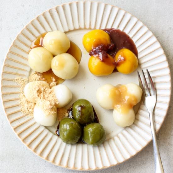 Shiratama Dango (Mochi Balls) - Recipe photo by chefjacooks