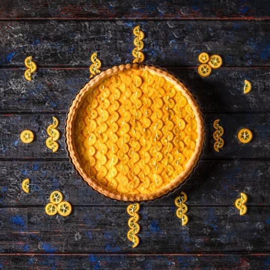 The Sun Tart with mango and kumquat - Recipe photo by denisav