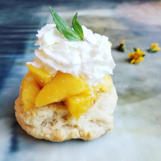 Peach Shortcake - Recipe photo by WhiskingWolf