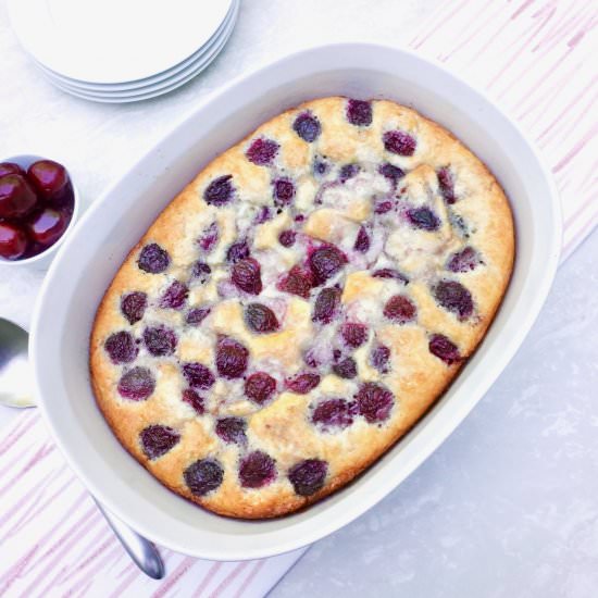 Cherry Cobbler Cake - Recipe photo by anothertablespoon