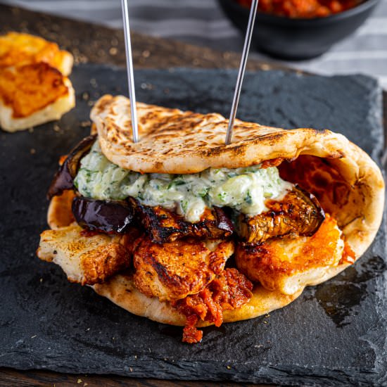 Halloumi Souvlaki - Recipe photo by cheflukaszbabral