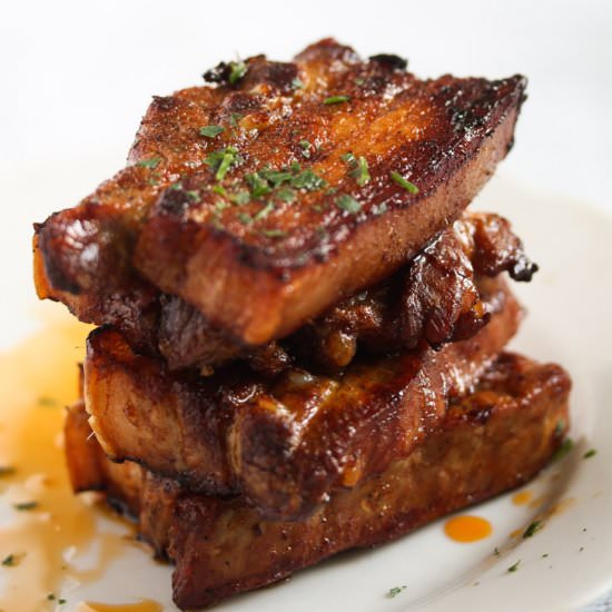 How to Cook Pork Belly Slices - Recipe photo by adinutza