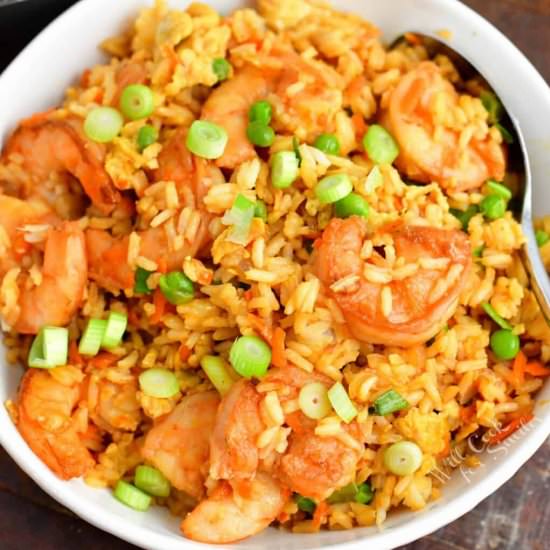 Shrimp Fried Rice - Recipe photo by WillCookForSmiles