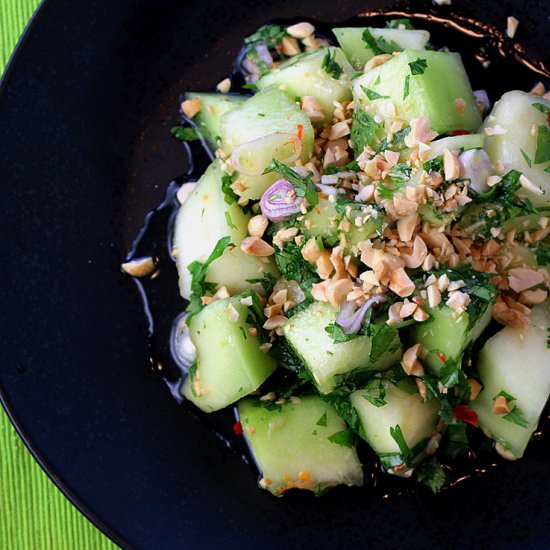 Savory & Spicy Honeydew Salad - Recipe photo by Food Gal