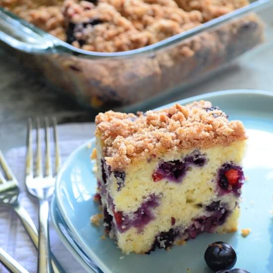 Blueberry Coffee Cake - Recipe photo by katiescucina