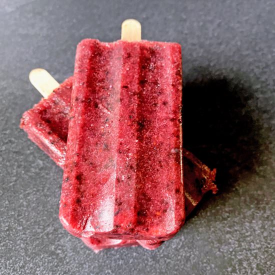 Real Fruit Popsicles - Recipe photo by Sinful Kitchen