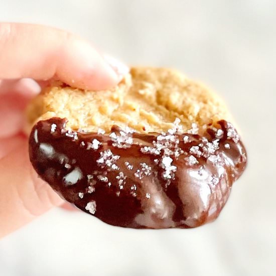 plant-based peanut butter cookies - Recipe photo by Jackie Newgent