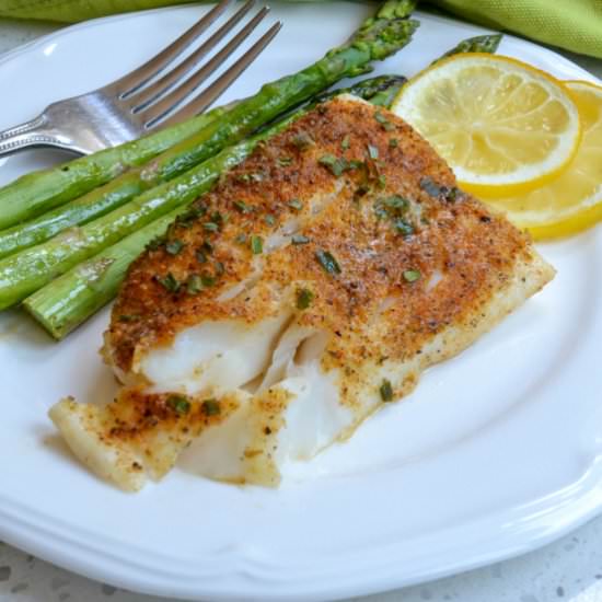Lemon Pepper Baked Cod - Recipe photo by Small Town Woman