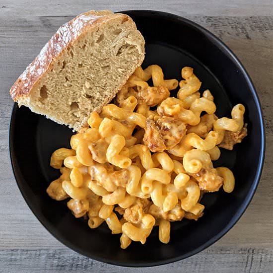 Buffalo Chicken Mac n Cheese - Recipe photo by thecandidcooks