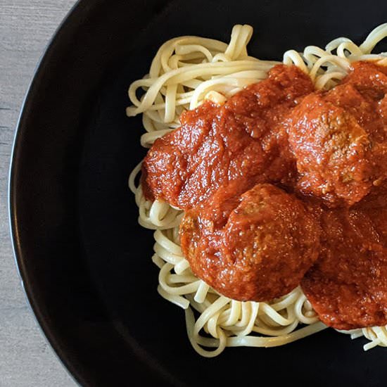 Slow Cooker Italian Meatballs - Recipe photo by thecandidcooks