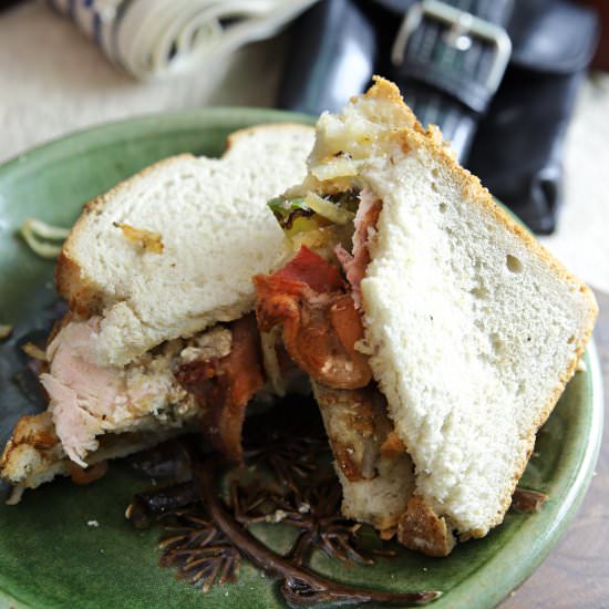 papa holly's savory sandwich - Recipe photo by The Gluttonous Geek