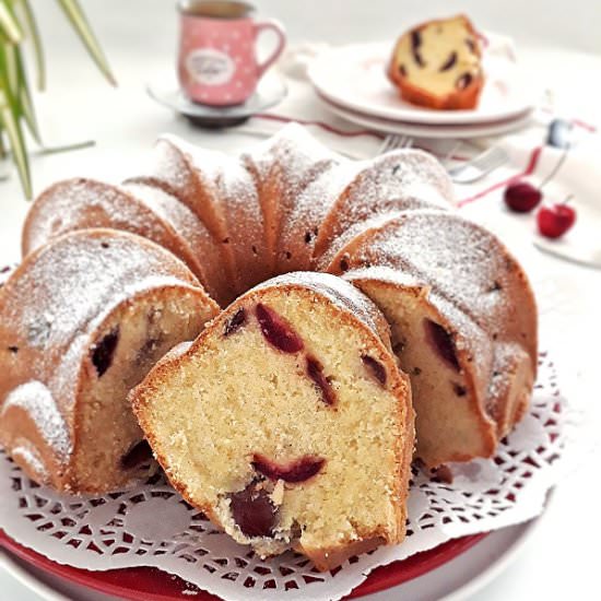 CHERRY POUND CAKE - Recipe photo by MyHomeDiaryinTurkey