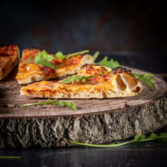 The Best Sourdough Pizza - Recipe photo by denisav