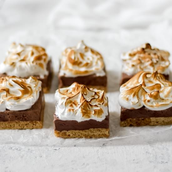 S'mores Ice Cream Bars - Recipe photo by Butternut Lane