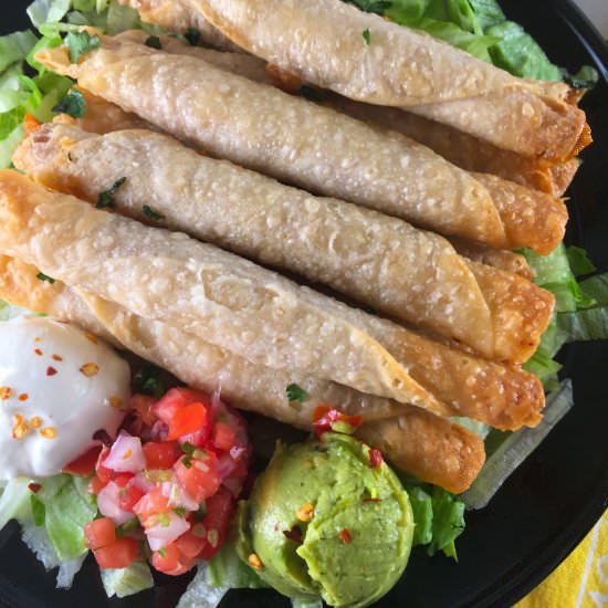 Frozen Taquitos in Air Fryer Flauta - Recipe photo by summeryule.com