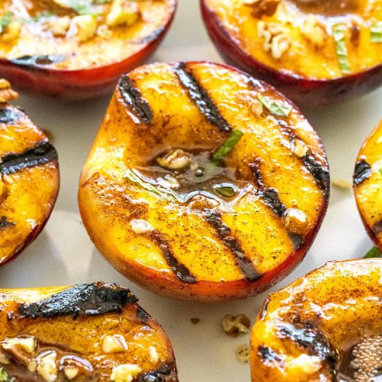 Grilled Peaches - Recipe photo by Jessica Gavin