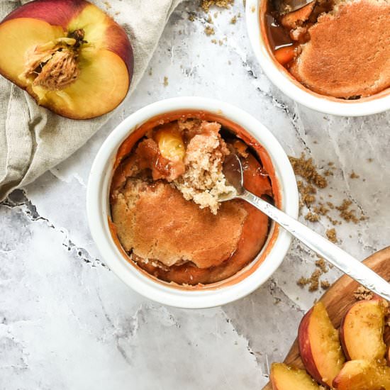 Peach Cobbler for Two - Recipe photo by Chopnotch