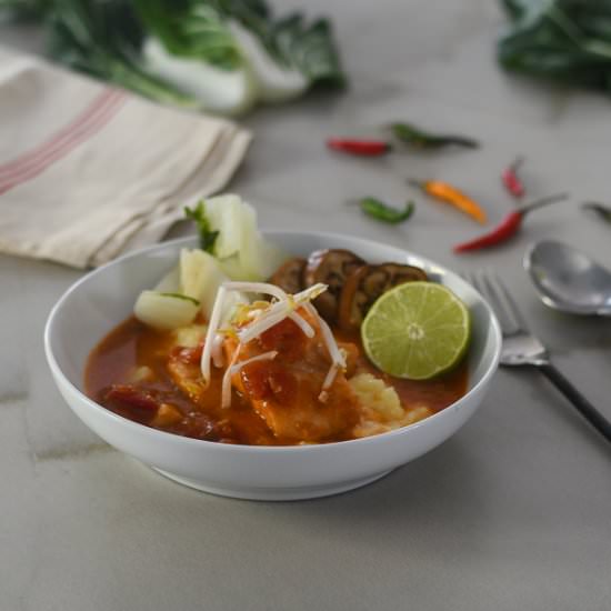 Tomato Ginger Poached Cod - Recipe photo by Feed Your Soul
