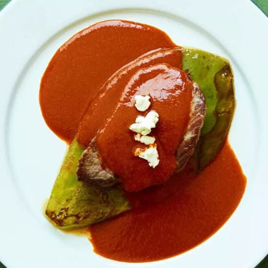 Beef Tenderloin with a Three Chile - Recipe photo by MexicanFoodJournal