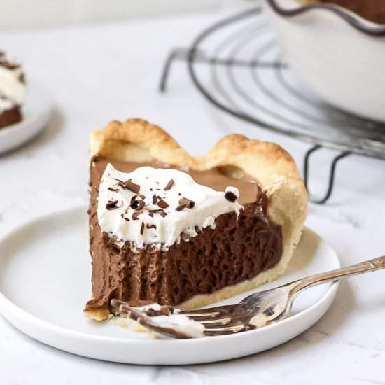 French Silk Pie - Recipe photo by barleyandsage
