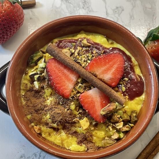 Pistachio Rice Pudding - Recipe photo by Fun Without Gluten