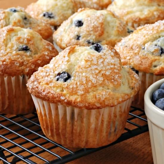 Dunkin Donuts Blueberry Muffin - Recipe photo by dwellbymichelle
