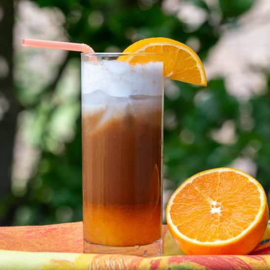 Iced Bumblebee Coffee - Recipe photo by Healthy World Cuisine