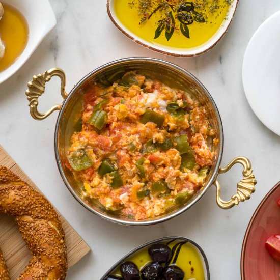 Menemen - Recipe photo by chocolatesandchai
