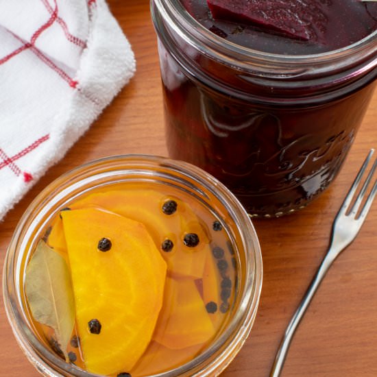 Refrigerator Pickled Beets - Recipe photo by For the Love of Cooking