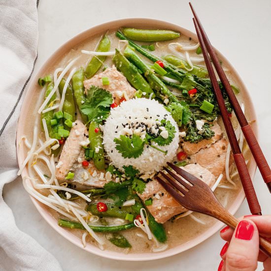 Salmon curry - Recipe photo by Izabela Heftowicz