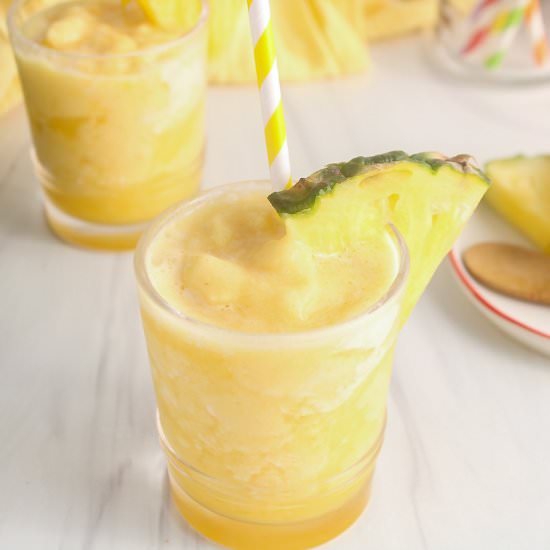 Pineapple slush - Recipe photo by plantbasedjess
