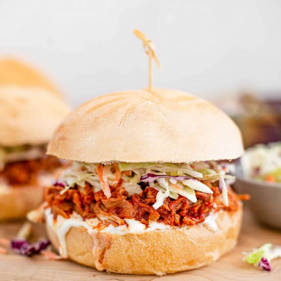 BBQ Pulled Jackfruit Sandwich! - Recipe photo by tastythriftytimely