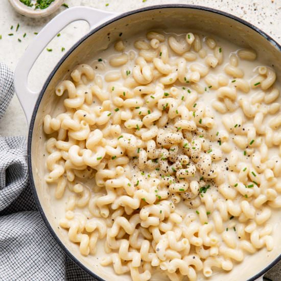 Simple Mac and Cheese without Flour - Recipe photo by bites.with.bri_