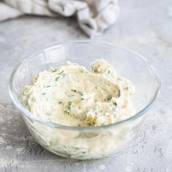 Garlic Bread Spread - Recipe photo by culinaryhill