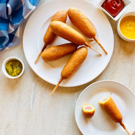 Air Fryer Corn Dogs - Recipe photo by AubreysKitchen