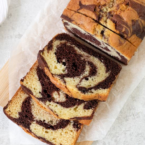 Chocolate Marble Loaf - Recipe photo by Healthy Life Trainer