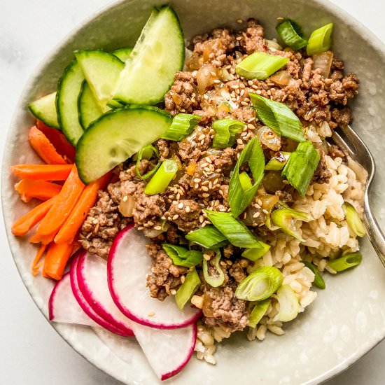 Ground Beef Bulgogi - Recipe photo by ThisHealthyTable