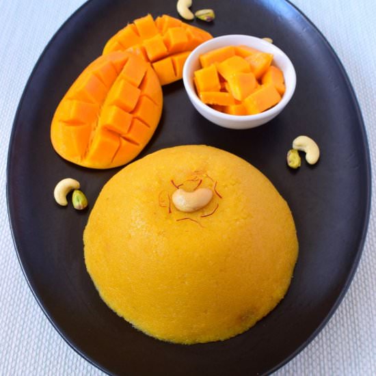 Mango sheera | Mango kesari - Recipe photo by rumkisgoldenspoon
