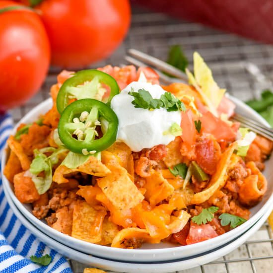 Walking Taco Casserole - Recipe photo by simplejoy