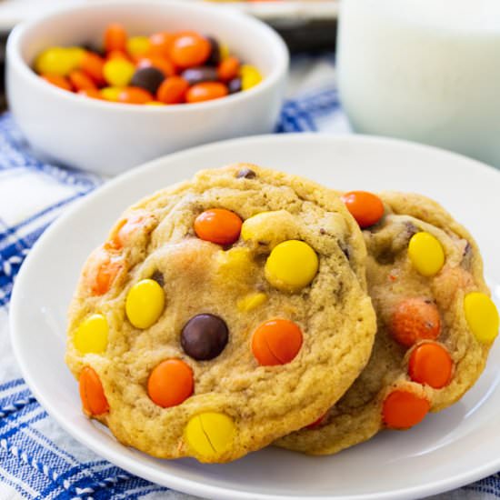 Reese's Pieces Cookies - Recipe photo by spicysouthernkitchen