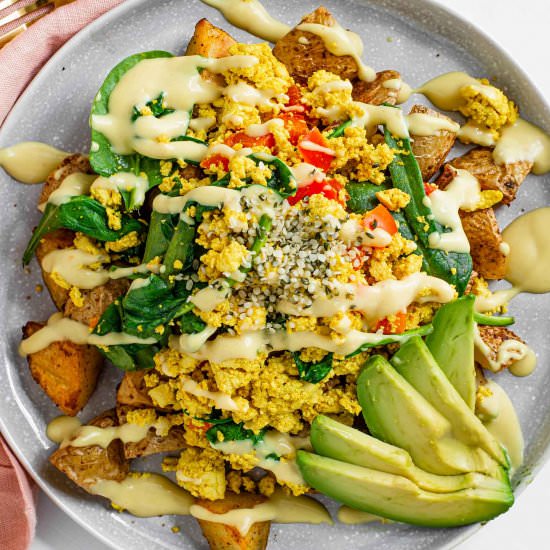 Ultimate Scramble & Spuds - Recipe photo by tastythriftytimely