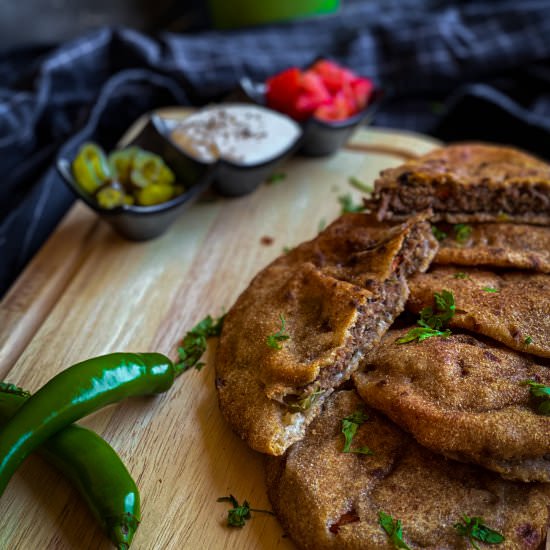 Light and Tasty Hawawshi (Arayes) - Recipe photo by thehealthyrecipeslab