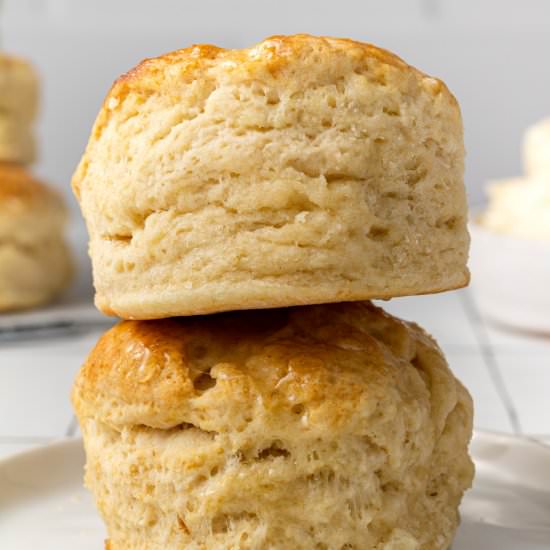 Vegan Buttermilk Biscuits - Recipe photo by cookiedoughdiaries
