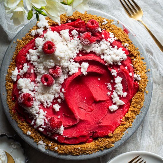 Raspberry Margarita Icebox Pie - Recipe photo by rhubarbandcod
